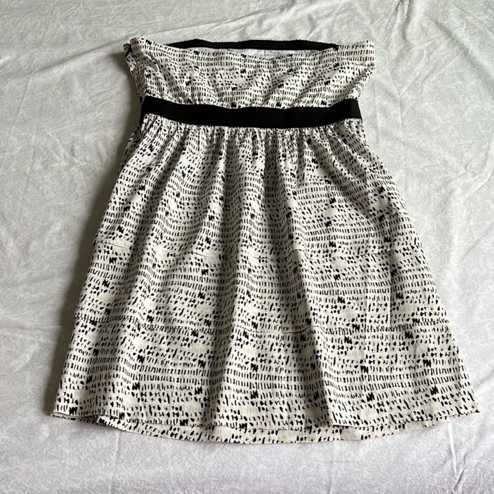 Theory Silk Strapless Mini Dress - Picture 6 of 8
